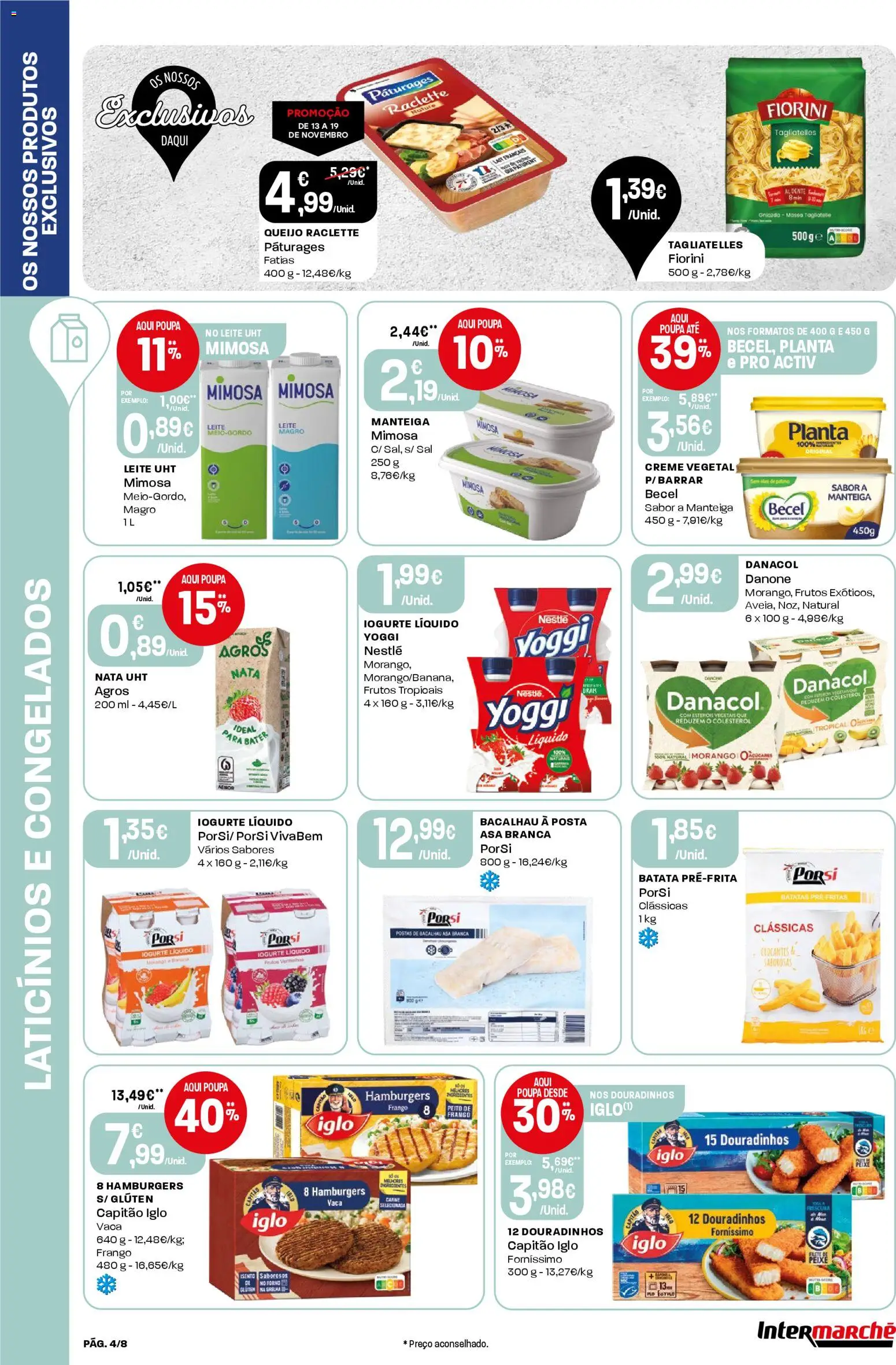Intermarché Folheto Mini │ válido de 13.11.2025 | Página: 4 | Produtos: Batata, Manteiga, Carne, Creme
