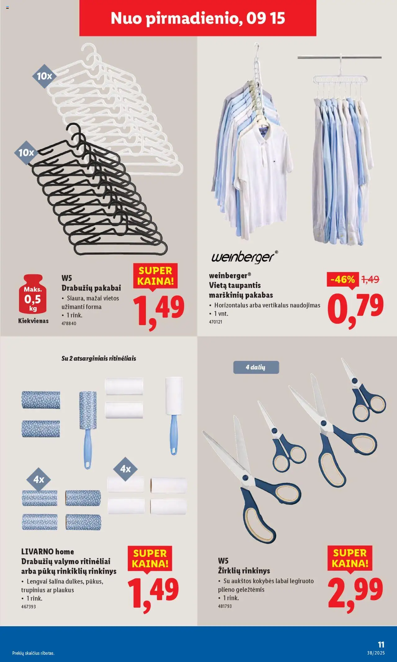 LIDL akcijos nuo 15.09.2025 | Puslapis: 11