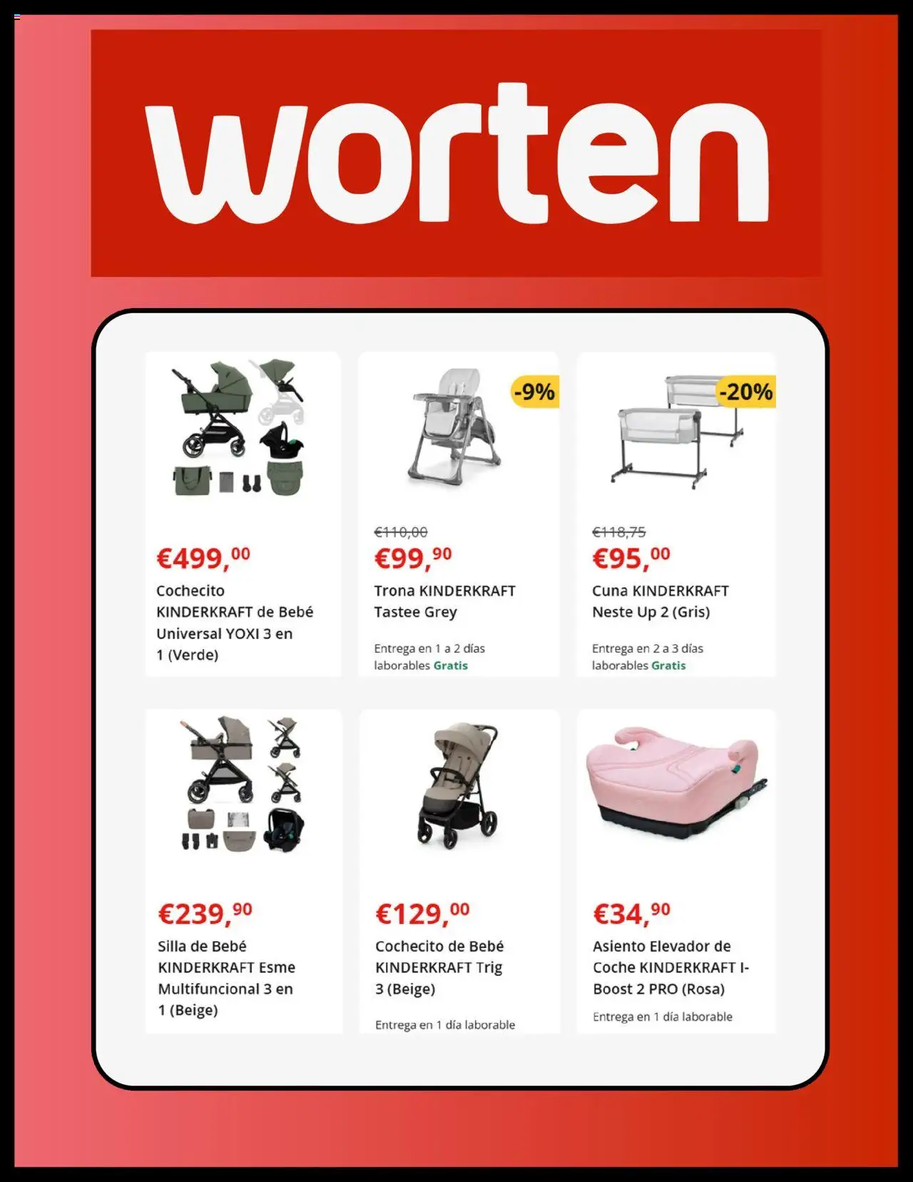Worten folleto │ válido desde el 14.10.2025 | Página: 6 | Productos: Silla, Cuna