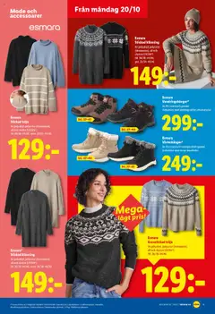 Lidl - erbjudanden - Förhandsvisning av reklamblad från butik Lidl aktuell från 20.10.2025 | Sida: 15 | Produkter: Stickad tröja, Tröja, Klänning