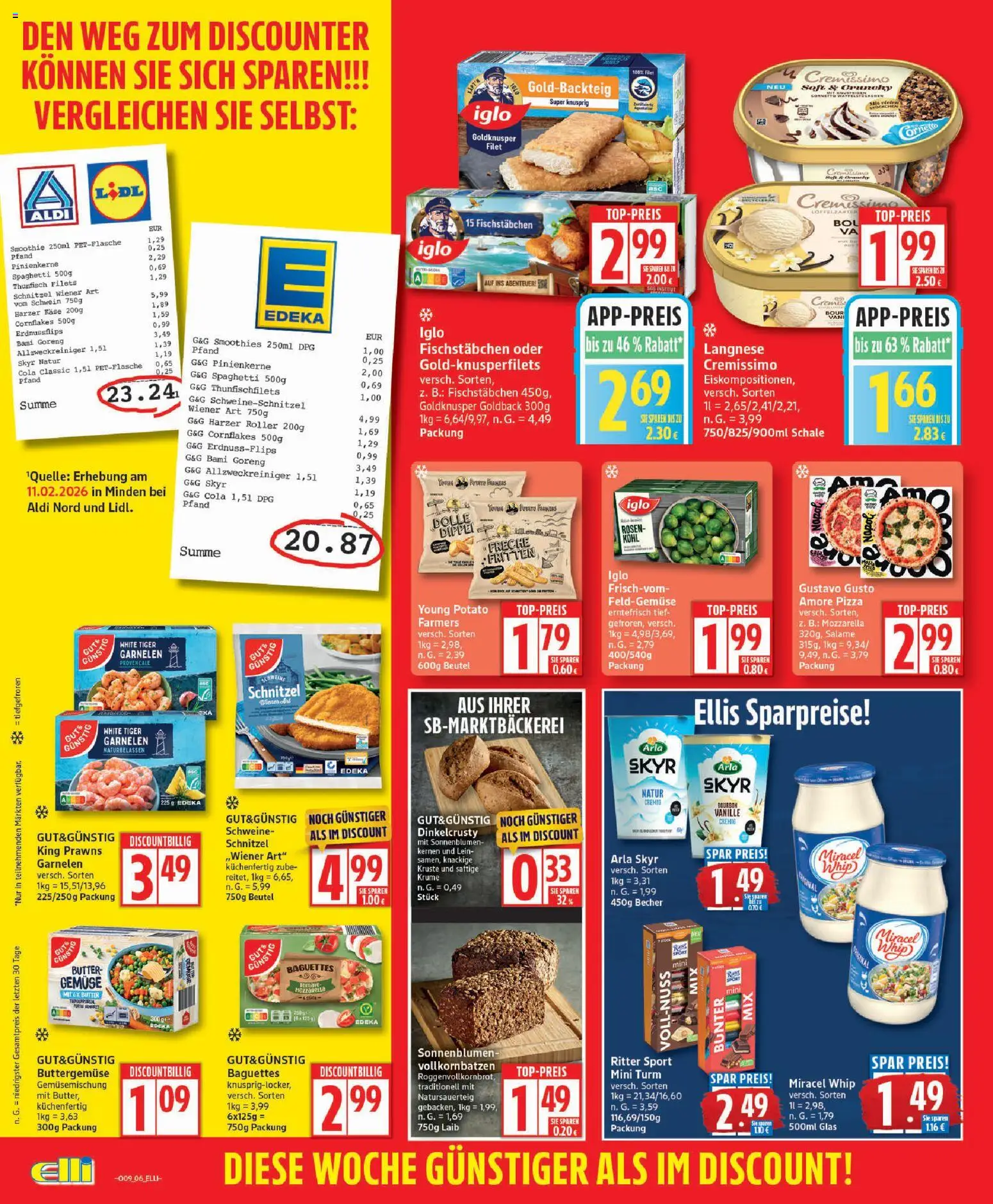 Elli Markt - Broschüre – gültig ab 23.02.2026 | Seite: 6 | Produkte: Cola, Käse, Schnitzel, Arla skyr