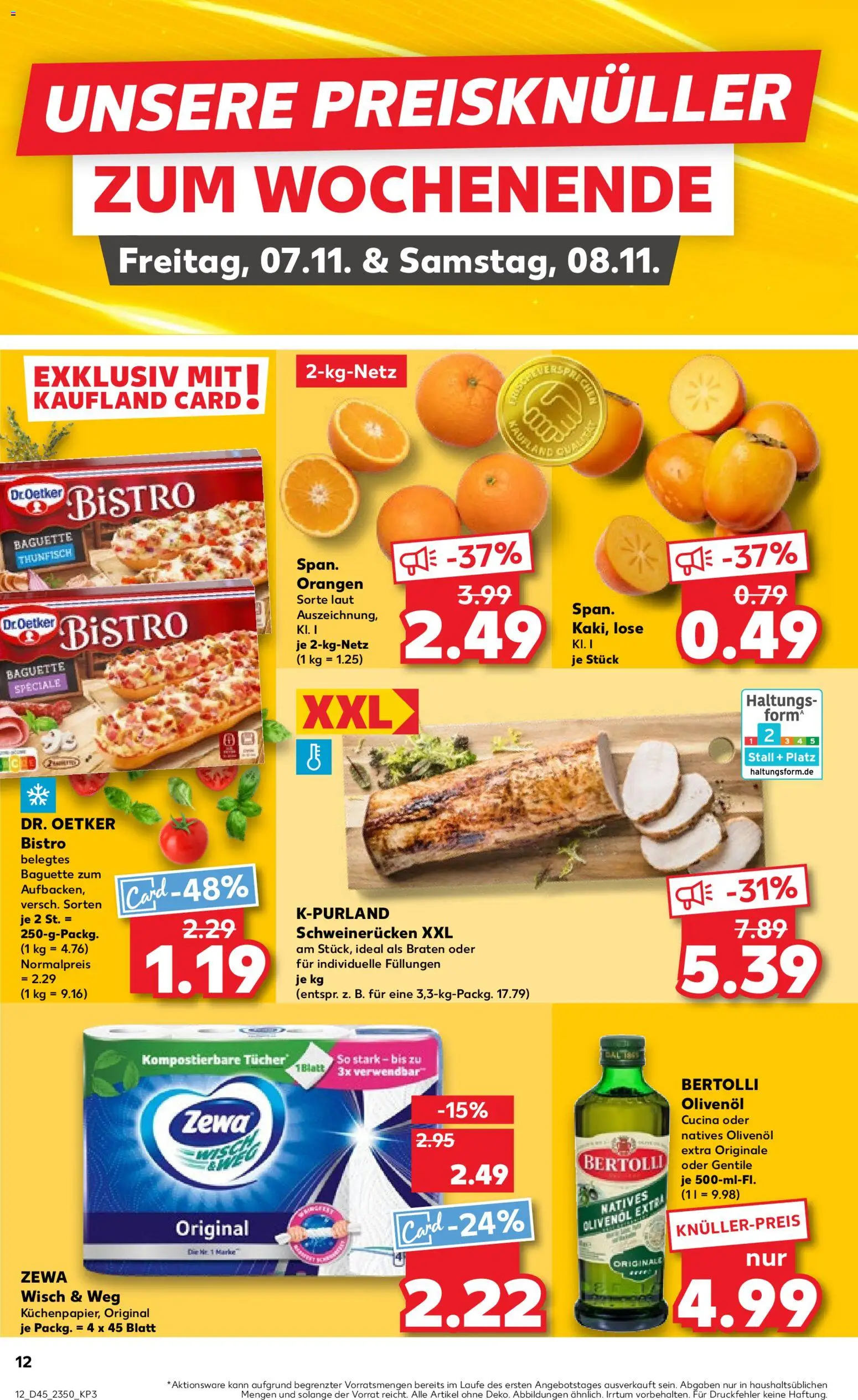 Kaufland prospekt Völklingen	 – gültig ab 06.11.2025 | Seite: 12 | Produkte: Thunfisch, Olivenol, Bertolli olivenol, Kaki
