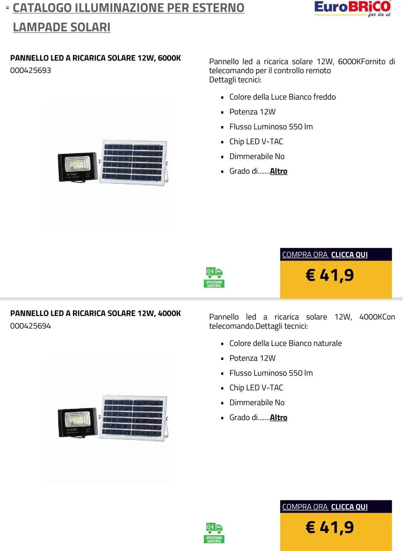 Volantino Eurobrico del 23.07.2025 | Pagina: 36 | Prodotti: Telecomando
