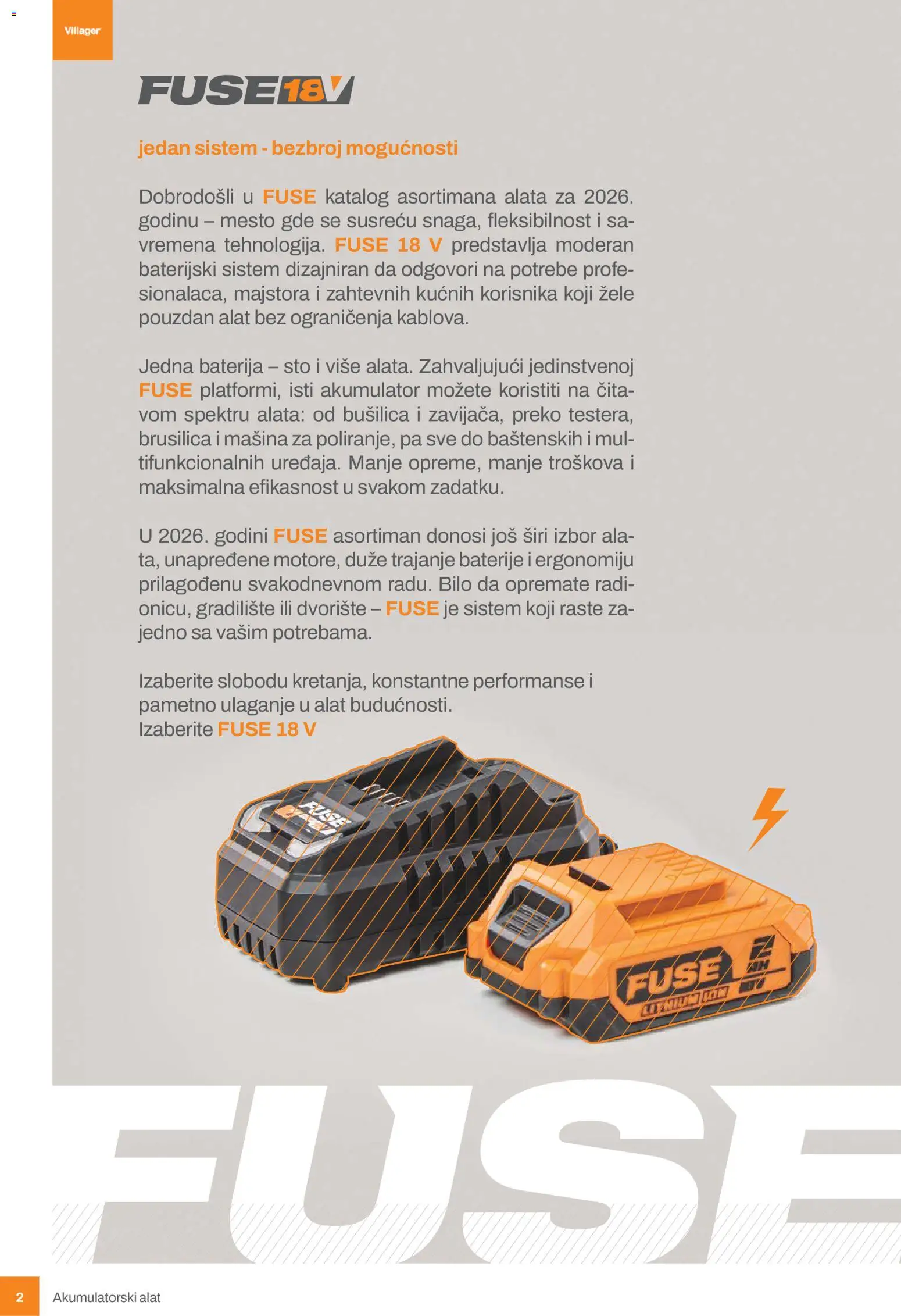 Villager katalog - važi od 24.02.2026 | Strana: 2 | Proizvode: Sto, Baterija, Bušilica, Baterije