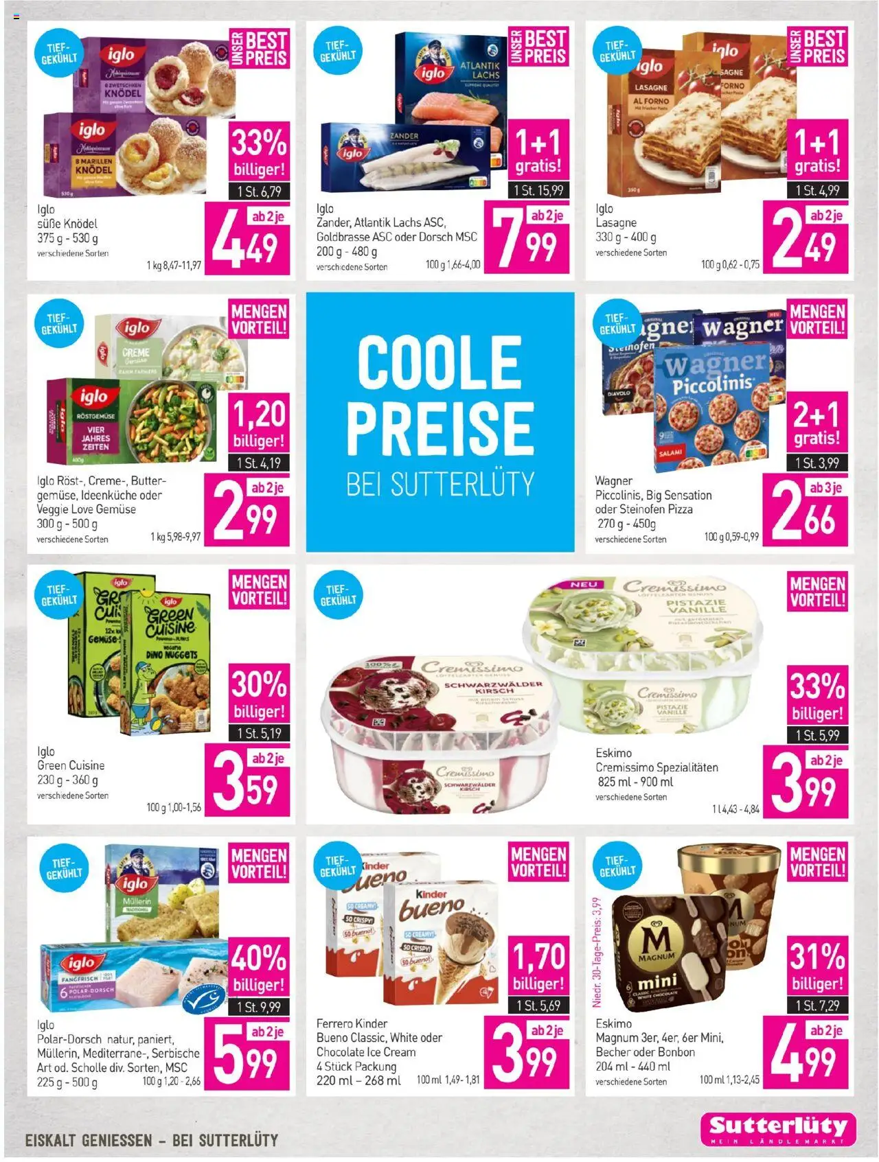 Sutterlüty Flugblatt gültig ab 11.09.2025 | Seite: 17 | Produkte: Pasta, Rizsliszt, Butter, Creme