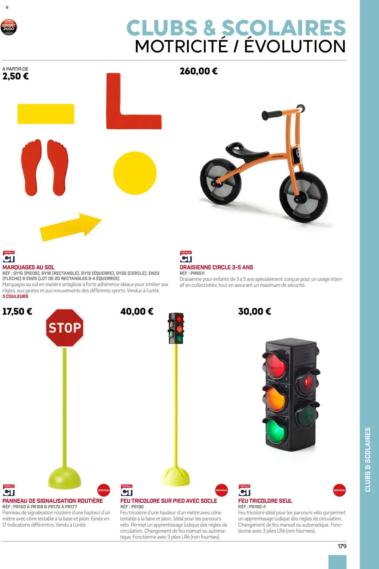 {H1} | Page: 179 | Produits: Vélo, Base, Mètre, Piles