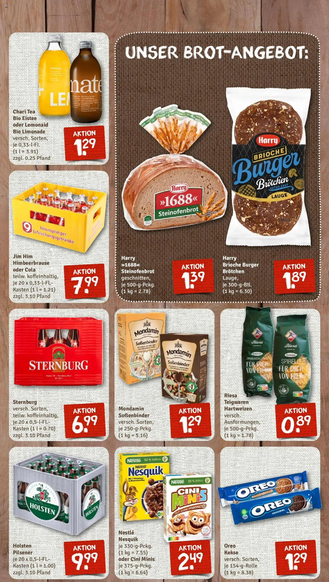 Nahkauf Prospekt – gültig ab 13.10.2025 | Seite: 7 | Produkte: Burger, Holsten, Nudeln, Kekse