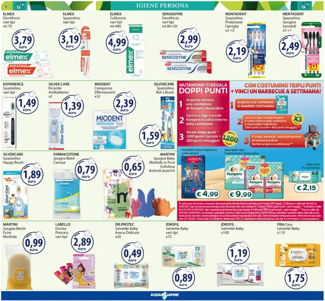 Volantino Acqua e Sapone del 08.09.2025 | Pagina: 10 | Prodotti: Sapone, Barbecue, Data, Gioco