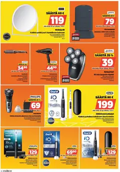 Power-mainoslehti voimassa 09.02.2026 alkaen | Sivu: 24 | Tuotteet: Ilmakiharrin, Sähköhammasharja, Partakone, Näyttö