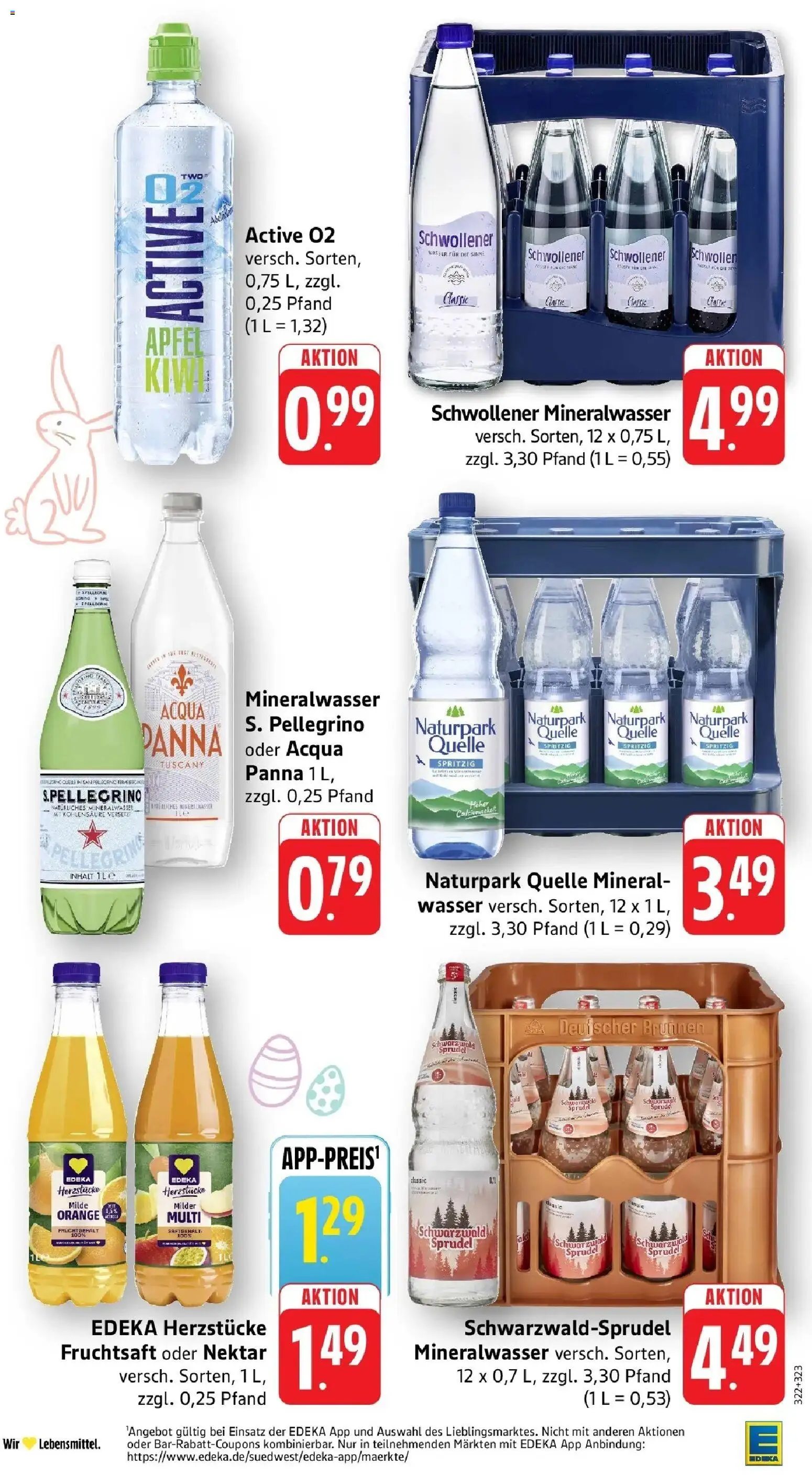 Edeka prospekt Beckingen	 – gültig ab 23.03.2026 | Seite: 33 | Produkte: Äpfel, Mineralwasser, Wasser, Fruchtsaft