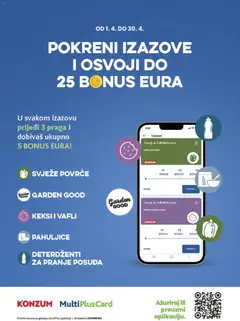 PAHULJICE, Pahuljice - Pregled kataloga iz trgovine Konzum, vrijedi od 08.04.2026 | Stranica: 44 | Proizvodi: Keksi, Pahuljice, Povrće, Vafli