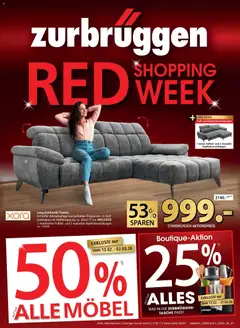 Zurbrüggen - Zurbrüggen: Red Shopping Week ab 13.02.2026 gültig