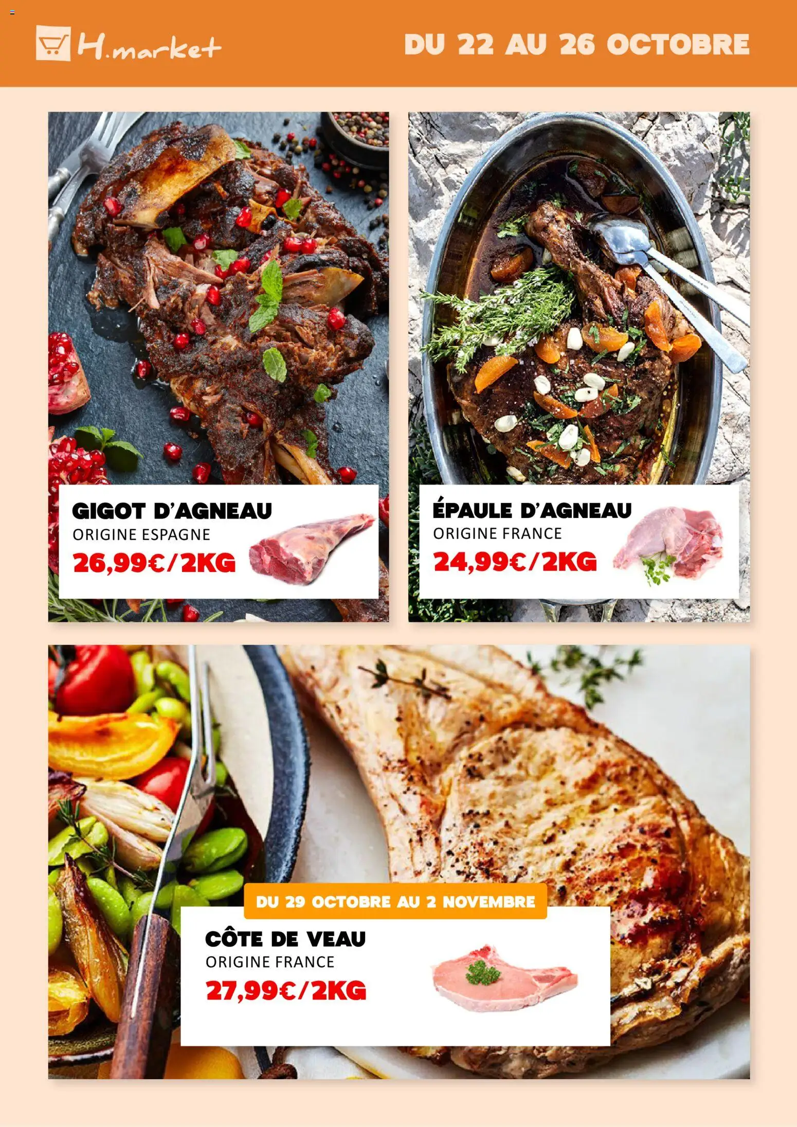 {H1} | Page: 2 | Produits: Gigot d'agneau, Épaule d'agneau