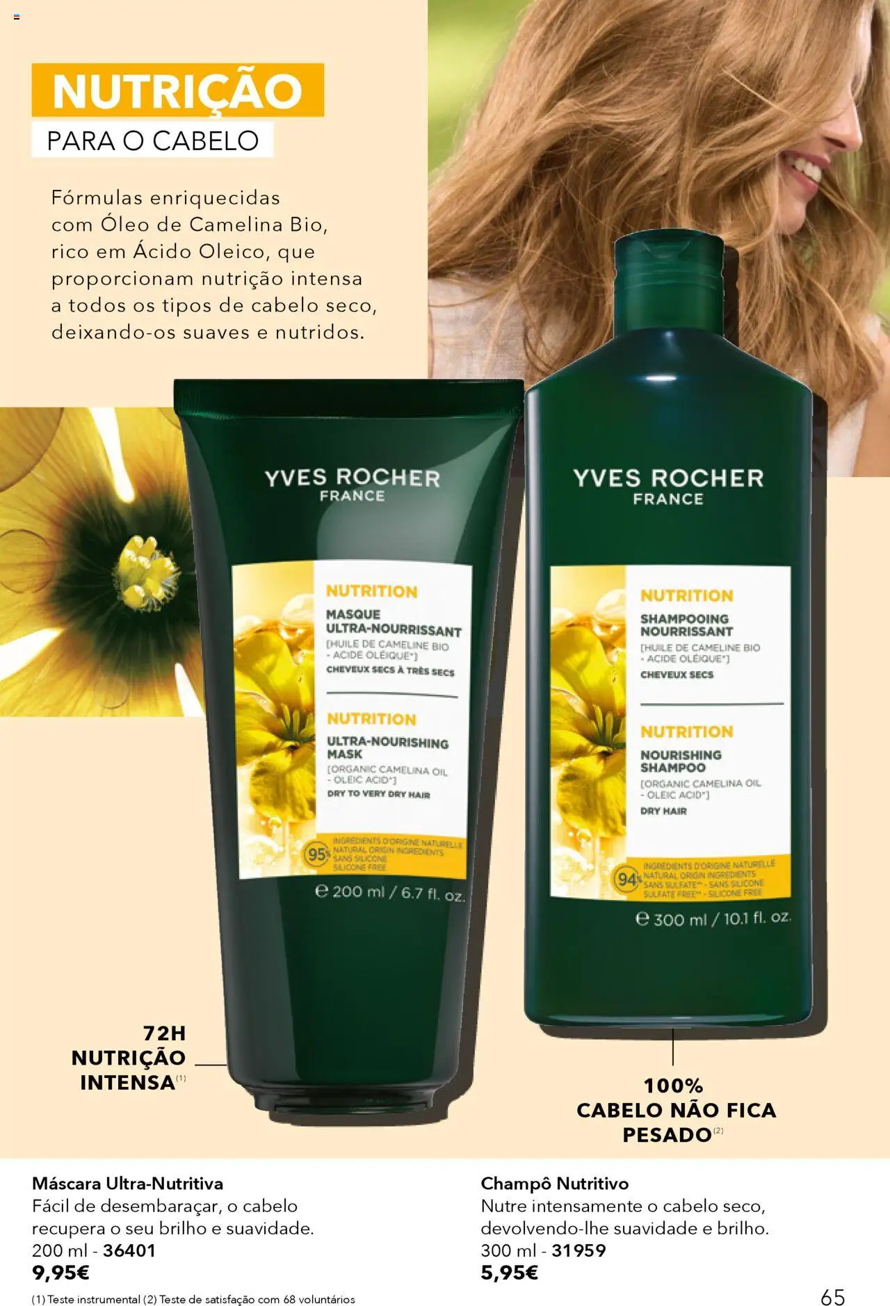 Yves Rocher catálogo 10 │ válido de 31.07.2025 | Página: 65 | Produtos: Shampoo, Óleo