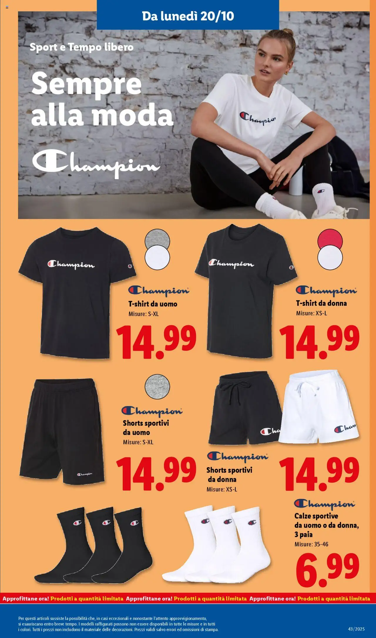 Volantino Lidl del 20.10.2025 | Pagina: 33 | Prodotti: T-shirt