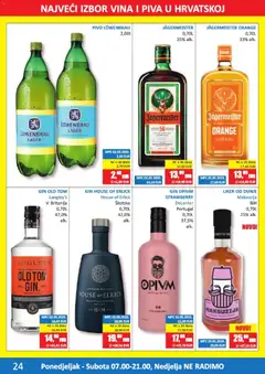 Vrutak Katalog - Pregled kataloga iz trgovine Vrutak, vrijedi od 13.04.2026 | Stranica: 24 | Proizvodi: Jägermeister, Gin, Pivo, Liker