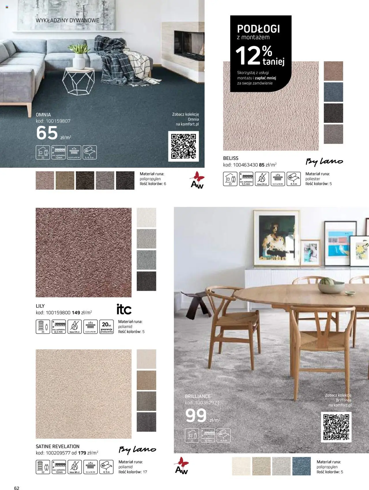 Komfort Gazetka - Katalog Podłogi I Drzwi od 26.06.2024 | Strona: 62