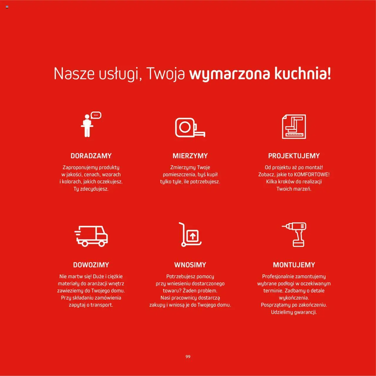 Komfort Gazetka - Katalog kuchnie od 01.09.2024 | Strona: 99