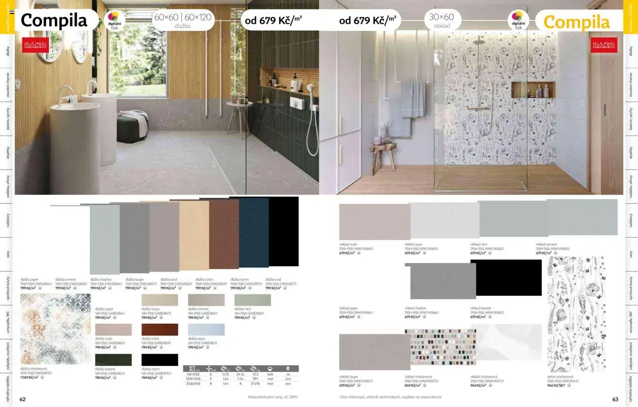 Siko koupelny katalog Koupelny 2025/2026 od 14.10.2025 | Strana: 32 | Produkty: Dlažba, Cement, Wc, Cotto