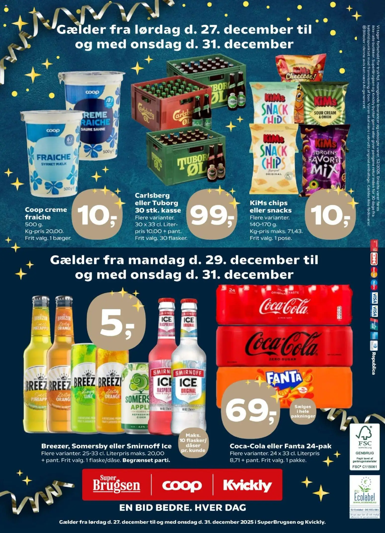Super Brugsen tilbudsavis – gyldig fra 26.12.2025 | Side: 40 | Produkter: Mælk, Creme, Cider, Lime