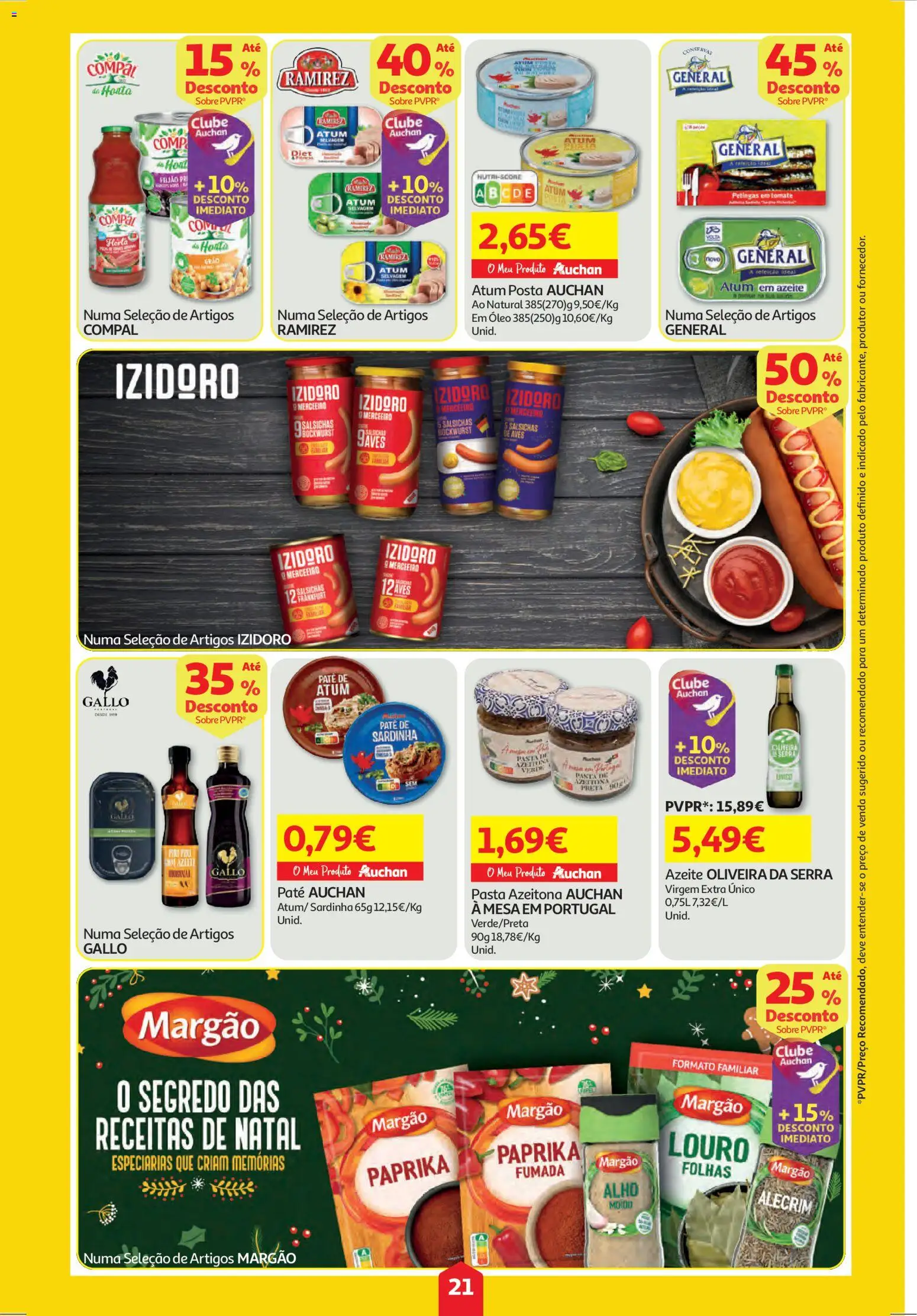 Auchan folheto │ válido de 25.12.2025 | Página: 21 | Produtos: Azeite, Mesa, Óleo, Tomate
