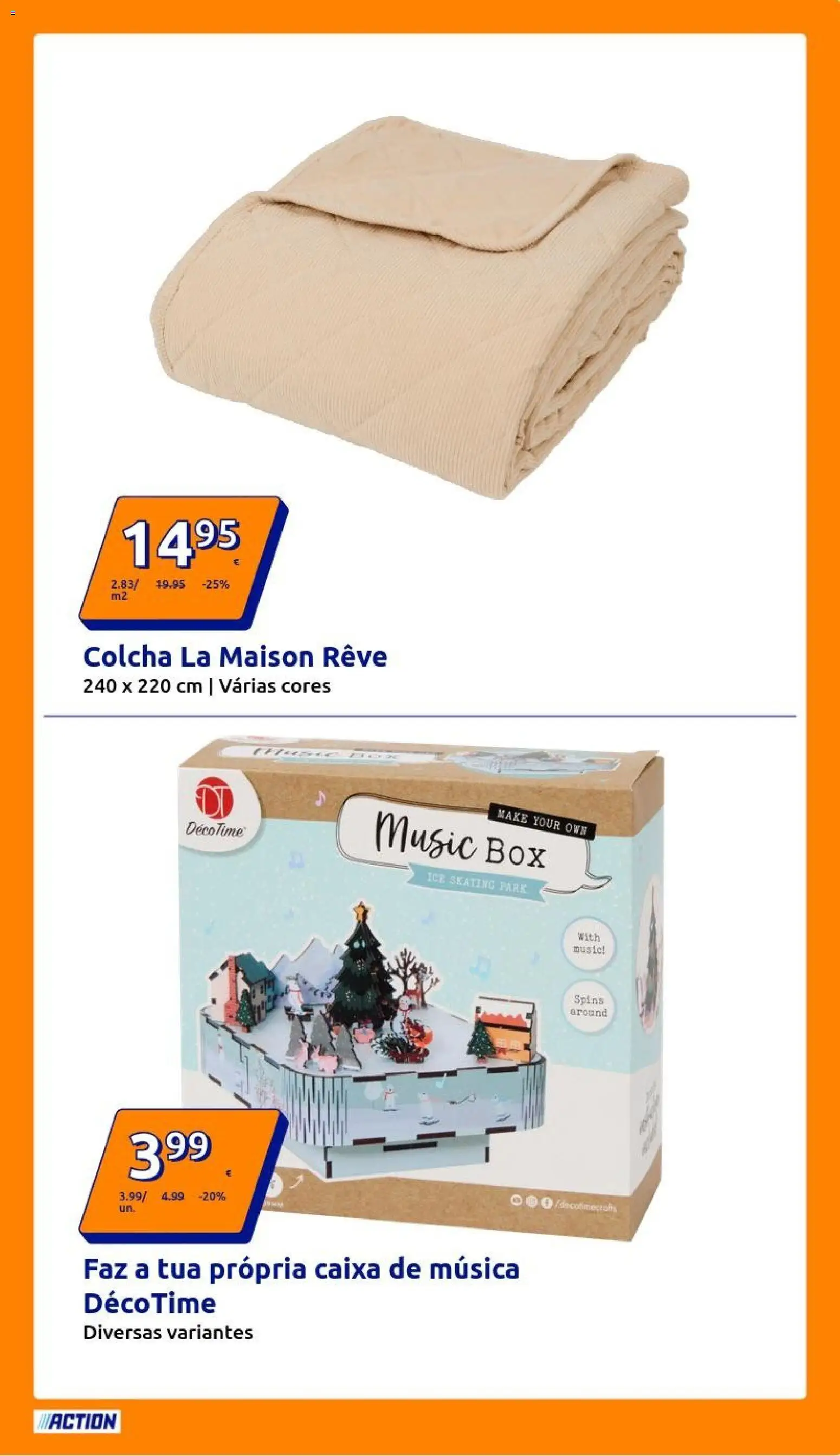 Action - Action PT week 43 2025 │ válido de 22.10.2025 | Página: 17 | Produtos: Caixa, Colcha