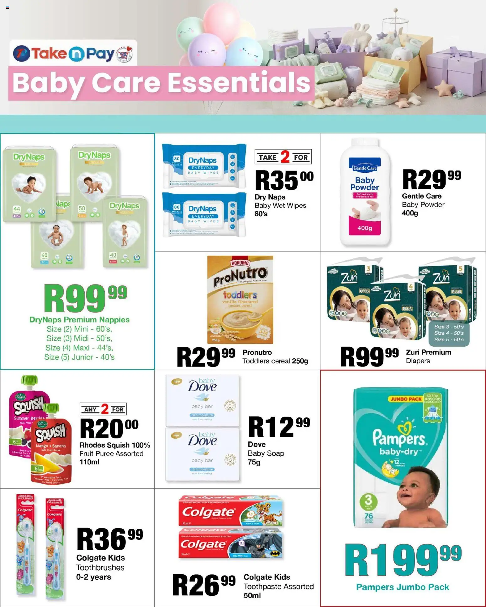 New Take n Pay catalogue – valid from 17.11.2025 | Page: 20 | Products: Powder, Preservative, Toothpaste, Mango