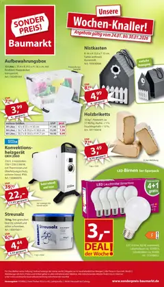 Sonderpreis Baumarkt Prospekt 	 ab 24.01.2026 gültig