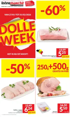 Intermarché folder week 5 - Voorbeeld van een folder van Intermarché, geldig van 27.01.2026