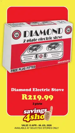 Check Save specials catalogue – valid from 13.04.2026 | Page: 3 | Products: Stove, Plate