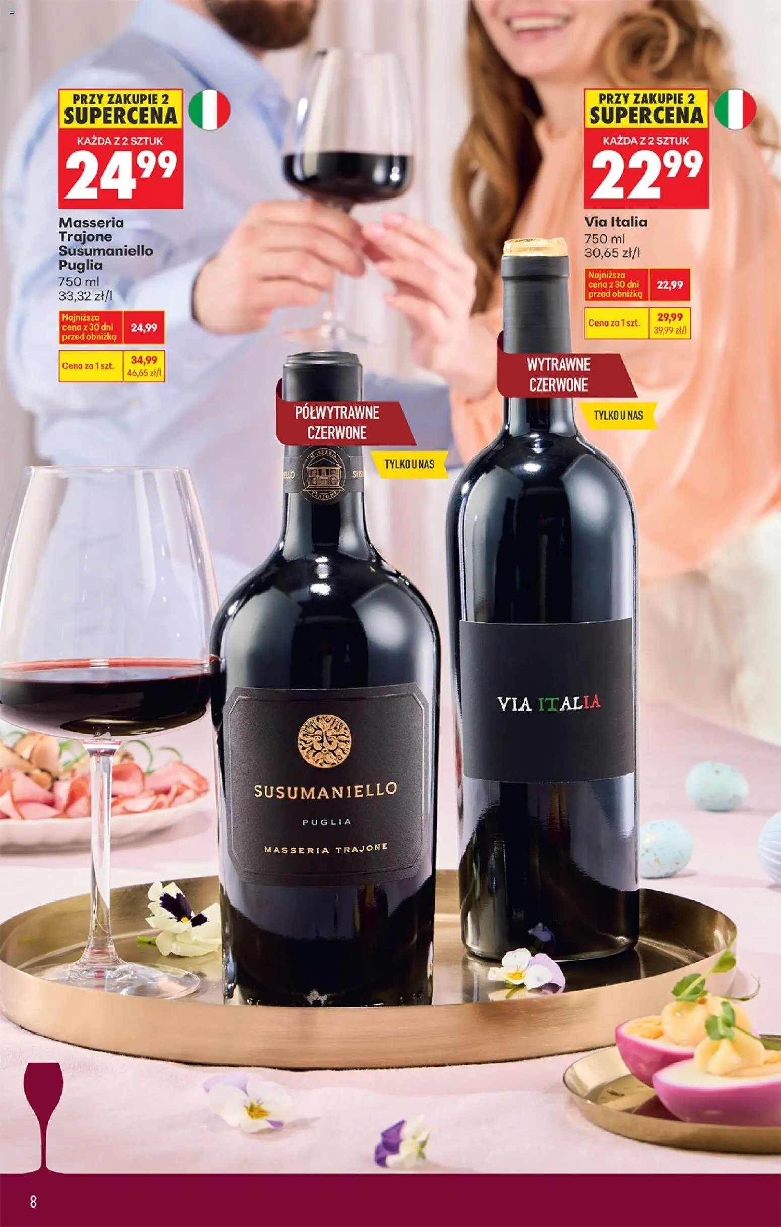 Biedronka gazetka - Czas na toast od 23.03.2026 | Strona: 8