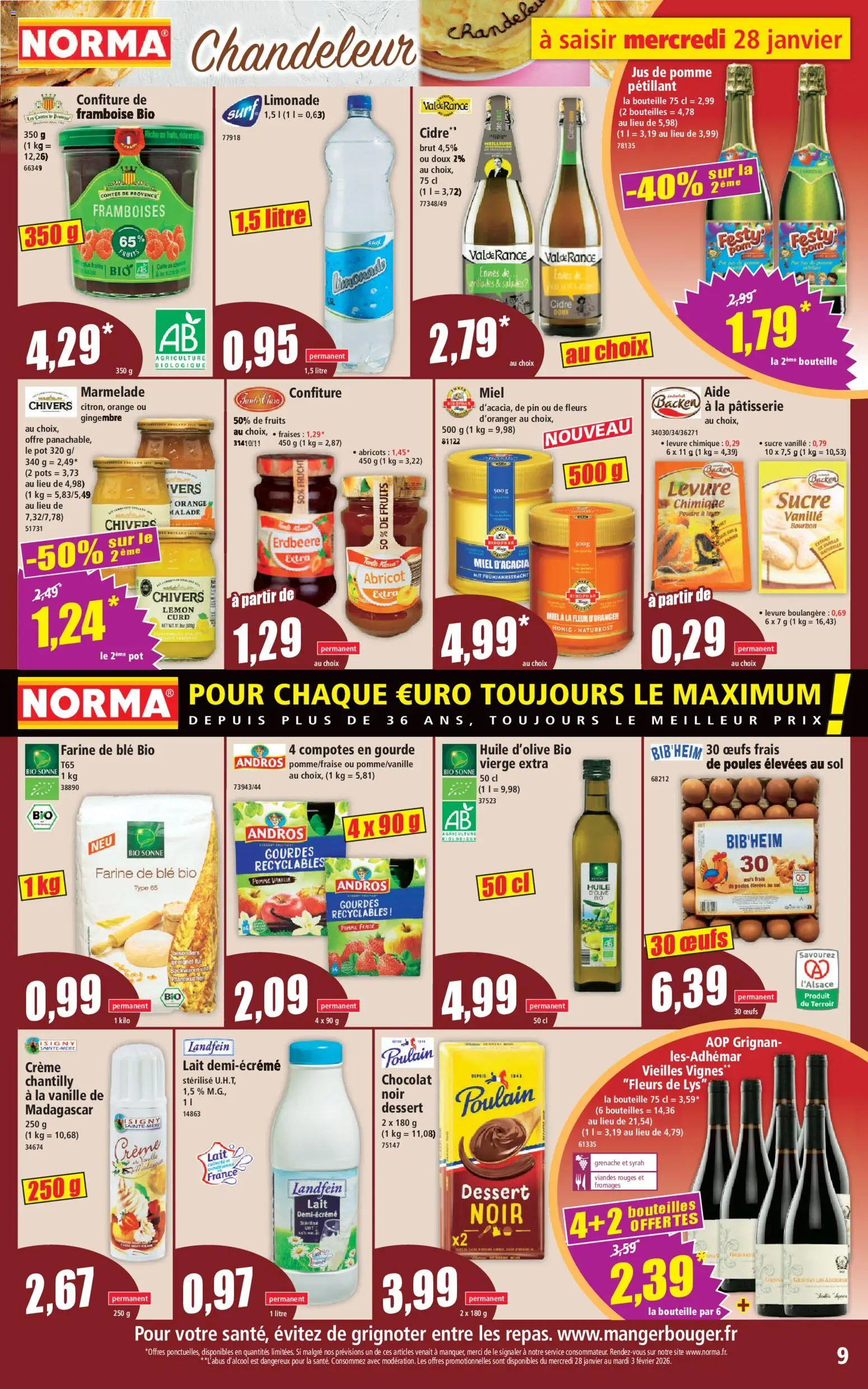 {H1} | Page: 9 | Produits: Huile D'olive, Marmelade, Cidre, Huile