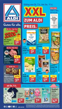 Aldi Prospekt 	 ab 07.04.2026 gültig