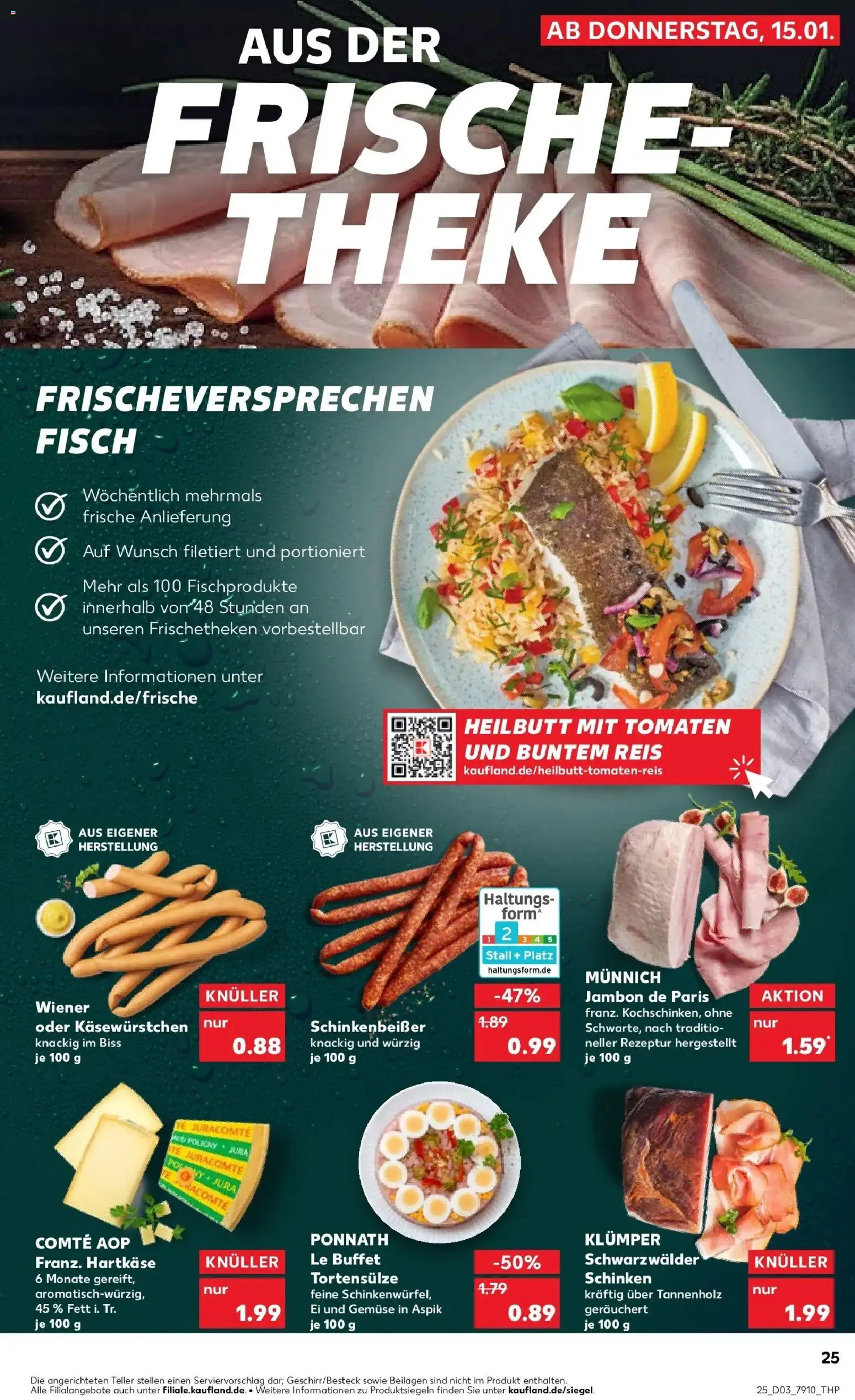 Kaufland prospekt Nördlingen	 – gültig ab 15.01.2026 | Seite: 25 | Produkte: Tomaten, Gemüse, Schinken, Reis