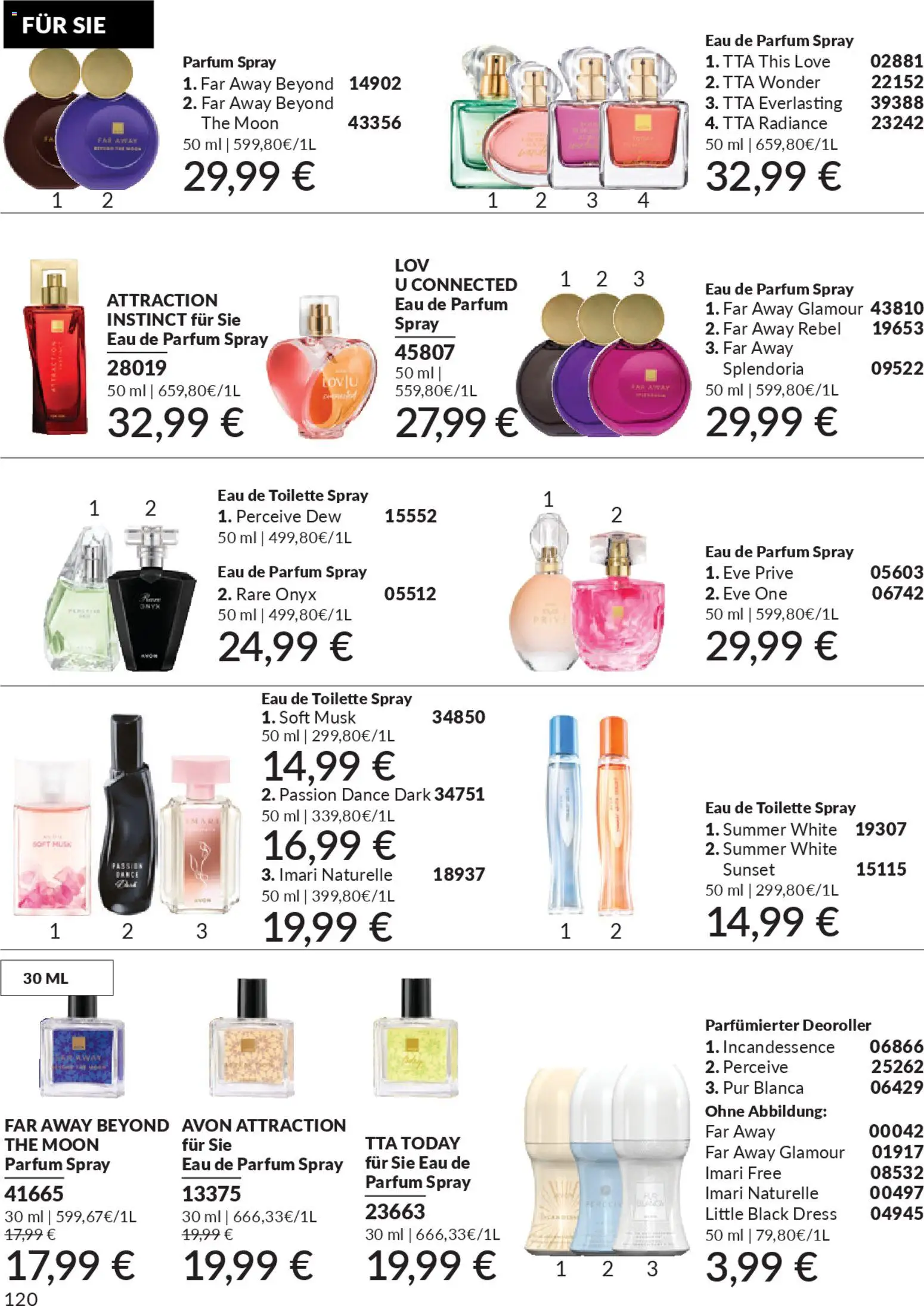 Avon - Black Friday – gültig ab 01.11.2025 | Seite: 122 | Produkte: Toilette, Parfüm, Eau de Toilette, Eau de Parfum
