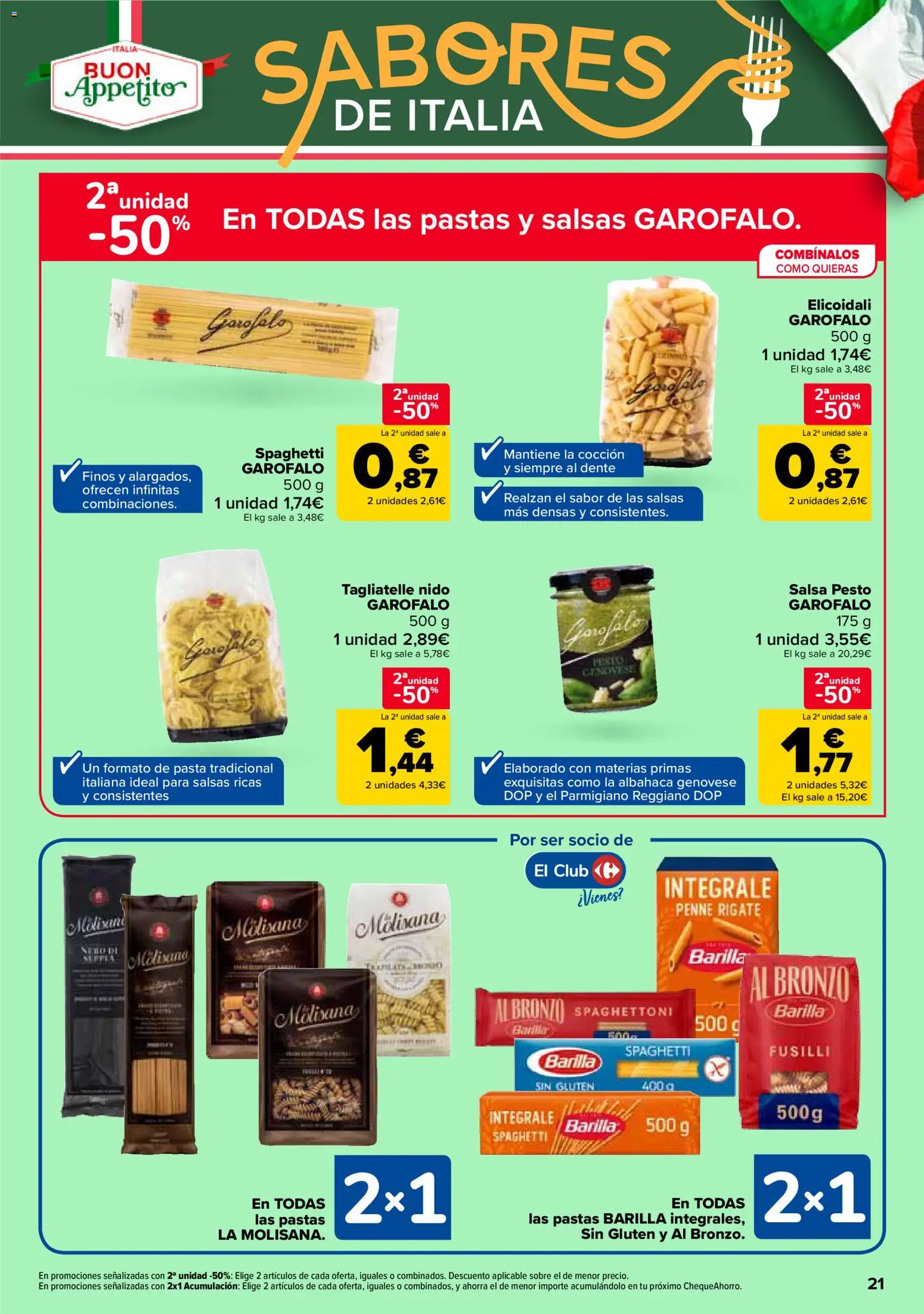 Carrefour folleto │ válido desde el 15.01.2026 | Página: 21 | Productos: Pasta