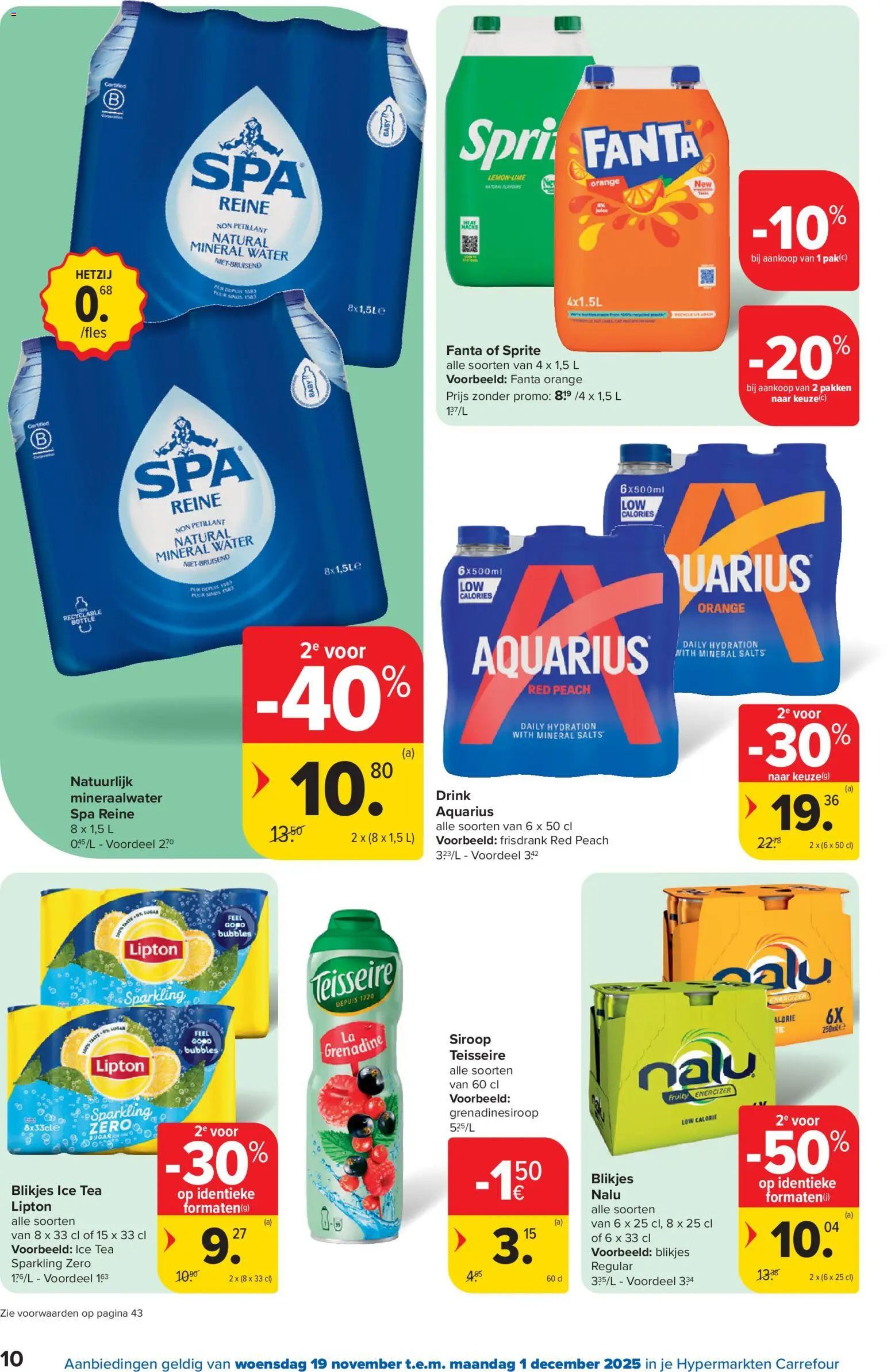 {H1} | Pagina: 10 | Producten: Fles, Fanta, Frisdrank, Mineraalwater