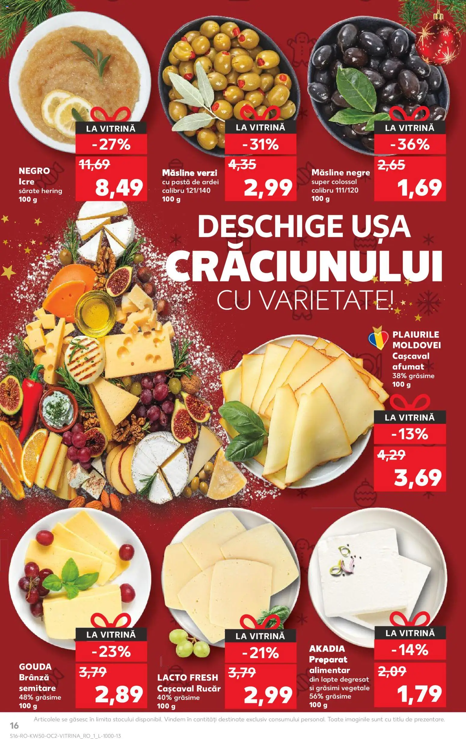 Noul catalog Kaufland – valabil de la 10.12.2025 | Pagină: 16 | Produse: Vitrină, Ardei, Lapte, Ușă