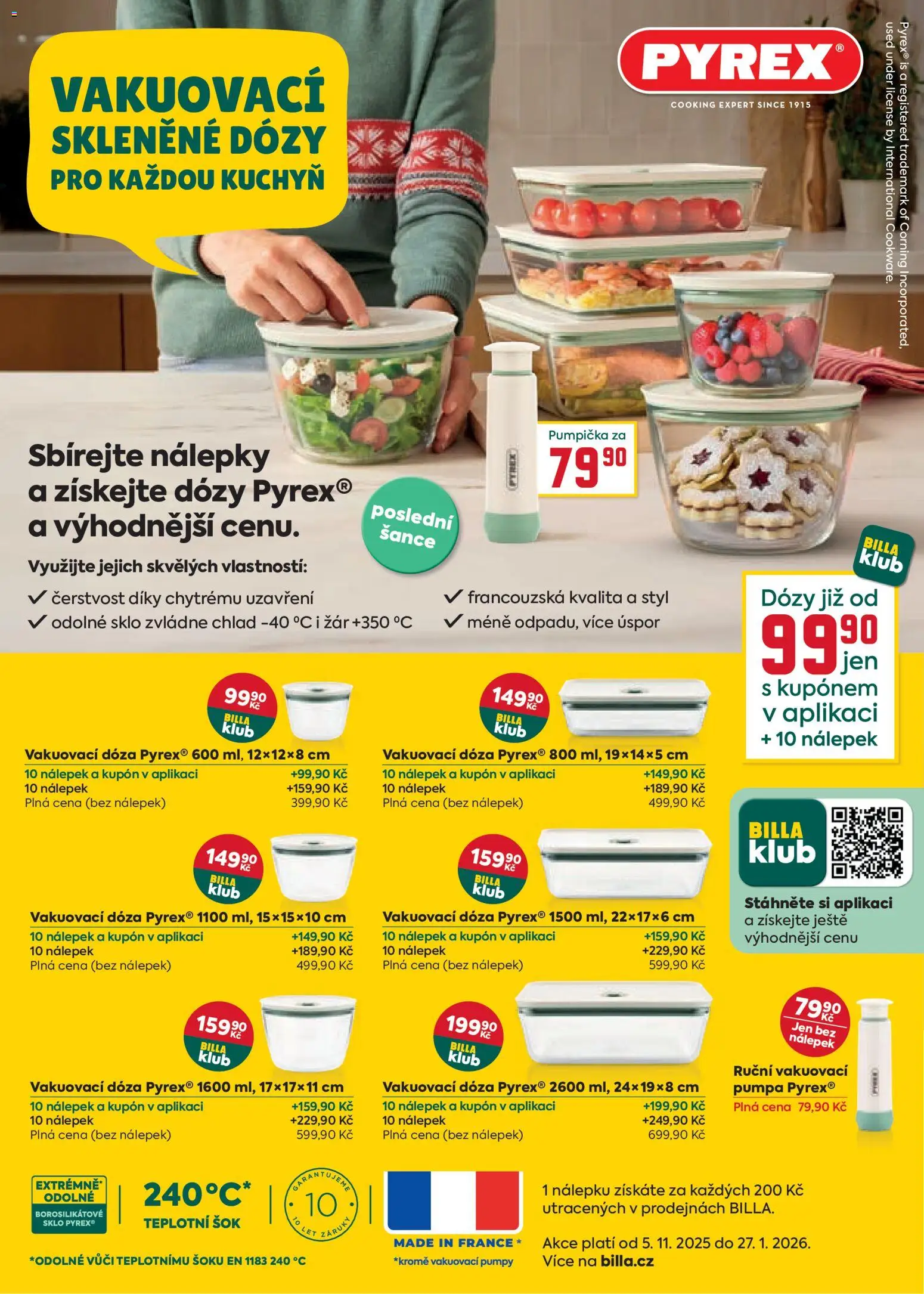 Billa Velký leták od 14.01.2026 | Strana: 32 | Produkty: Skleněné dózy, Dóza, Nálepky, Pumpa