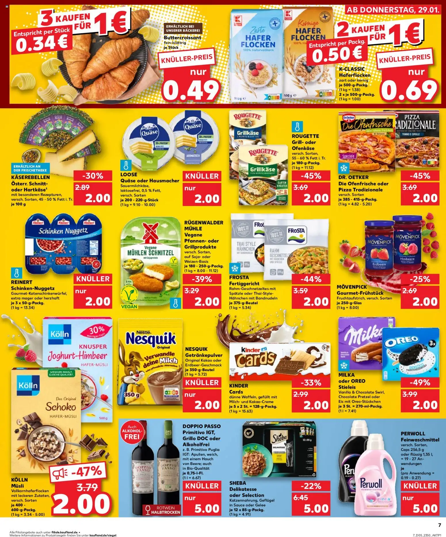 Kaufland prospekt Völklingen	 – gültig ab 01.02.2026 | Seite: 7 | Produkte: Doppio passo primitivo, Schnitzel, Doppio Passo, Eis