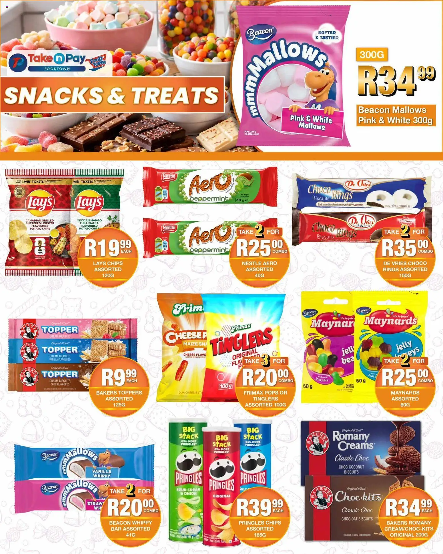New Take n Pay catalogue – valid from 20.04.2026 | Page: 5 | Products: Cheese, Sour cream, Chips, Mango