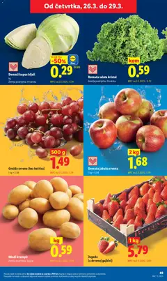 Katalog Lidl - Pregled kataloga iz trgovine Lidl, vrijedi od 23.03.2026 | Stranica: 49