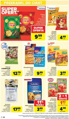 Carrefour Gazetka od 14.07.2025 | Strona: 28 | Produkty: Erytrytol, Chrupki, Paluszki, Orzeszki ziemne