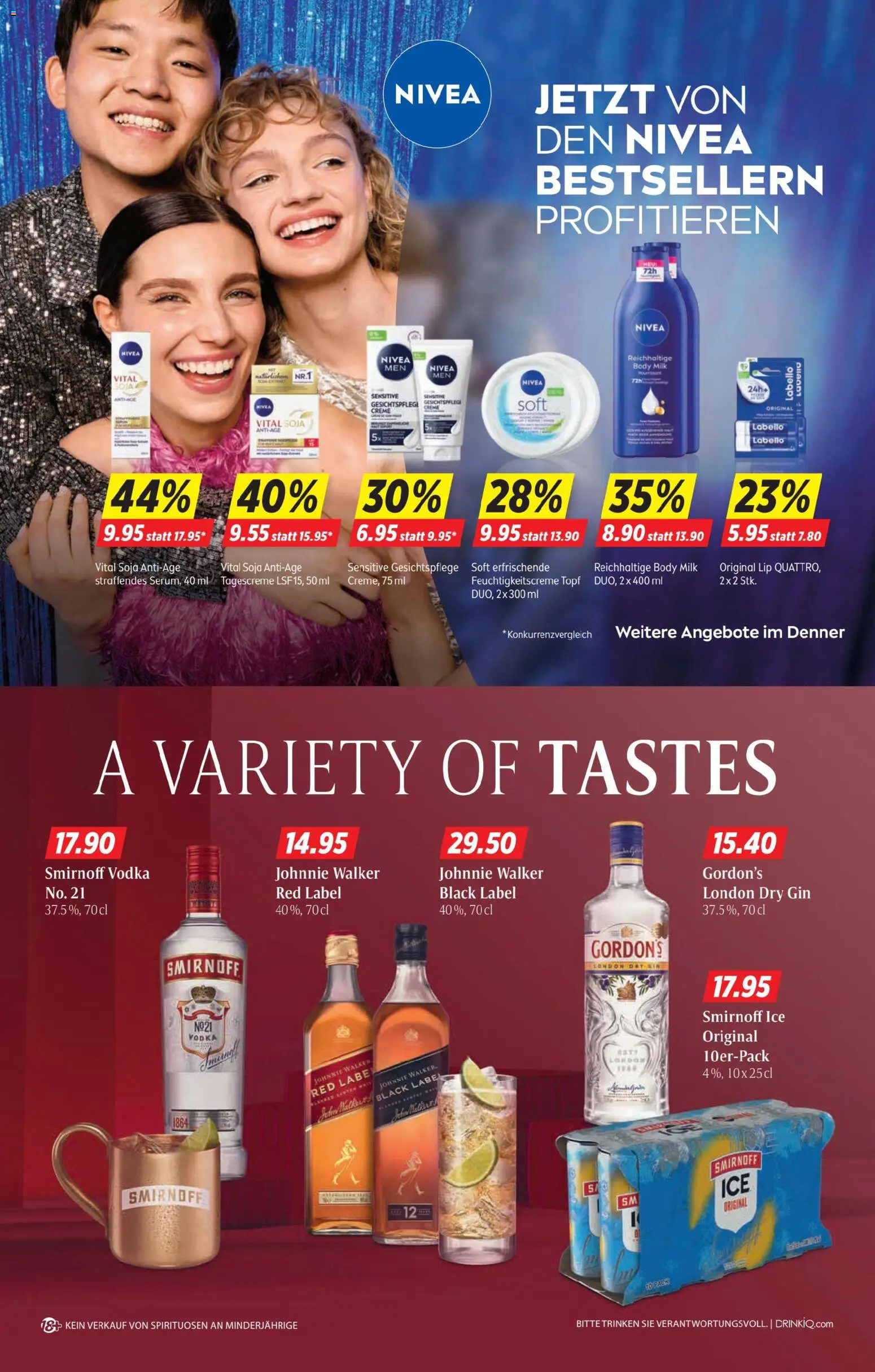 Denner Aktionen – gültig ab 09.12.2025 | Seite: 22 | Produkte: Serum, Lip Balm, Tagescreme, Body Milk