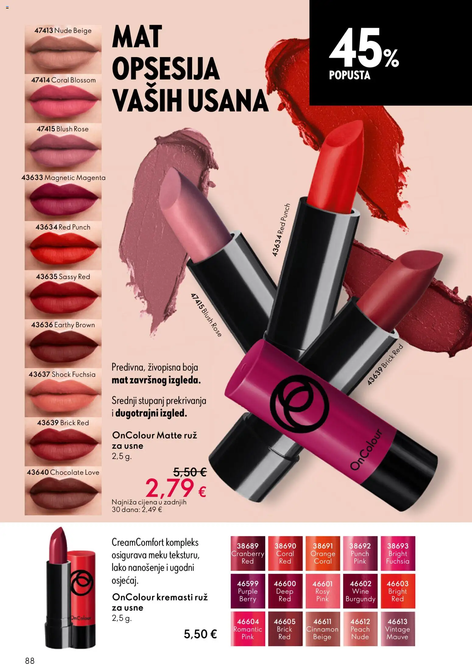 Oriflame katalog | vrijedi od 19.11.2025 | Stranica: 88 | Proizvodi: Ruž