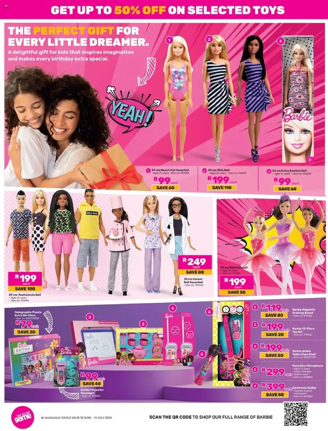 Game - Toys & Treats │ valid from 18.06.2025 | Page: 6 | Products: Microphone, Toys, Tea