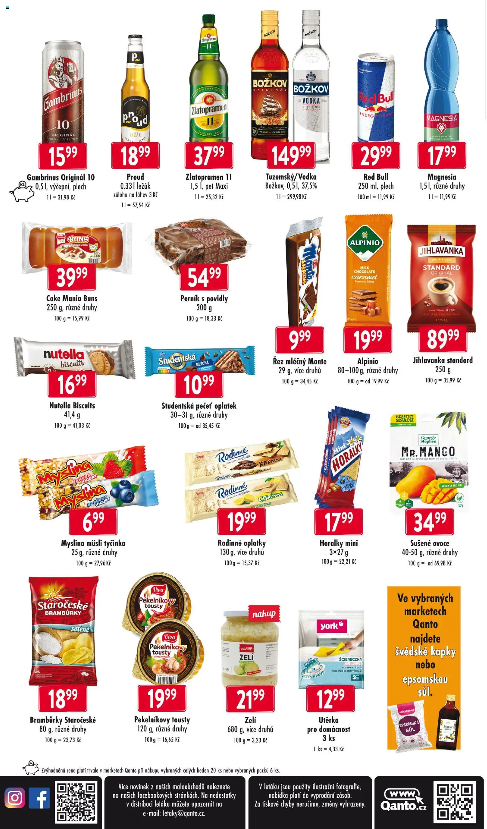 Astur & Qanto leták od 22.01.2026 | Strana: 4 | Produkty: Bramburky, Vodka, Studentská pečeť, Gambrinus