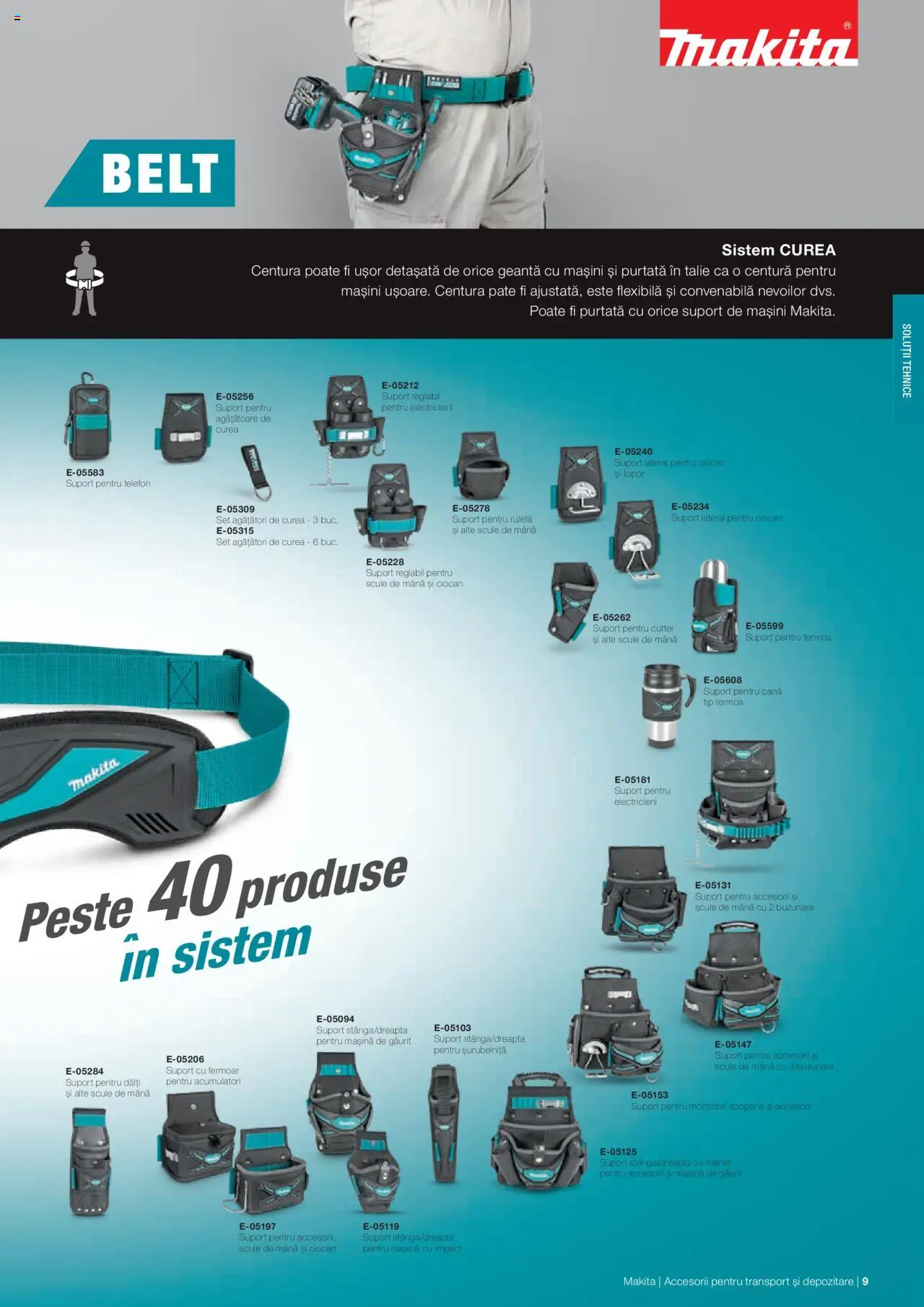 Makita catalog - Accesorii pentru transport si depozitare   – valabil de la 06.09.2021 | Pagină: 9