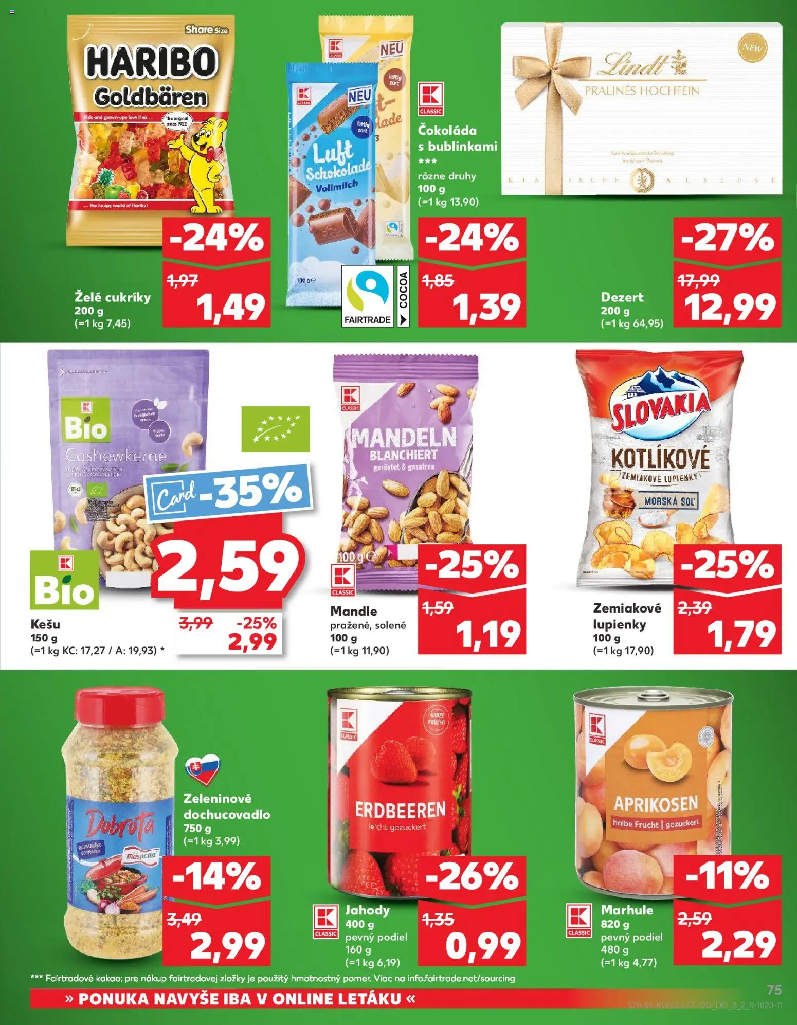 Kaufland SK akciós ujság - amely érvényes a következő dátumtól: 08.01.2026 | Oldal: 75 | Termékek: Só