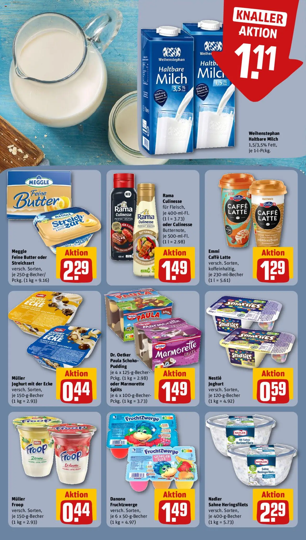Rewe ihr Kaufpark Prospekt 	 - gültig ab dem 25.08.2025 | Seite: 11 | Produkte: Fruchtzwerge, Rapsöl, Pudding, Fleisch
